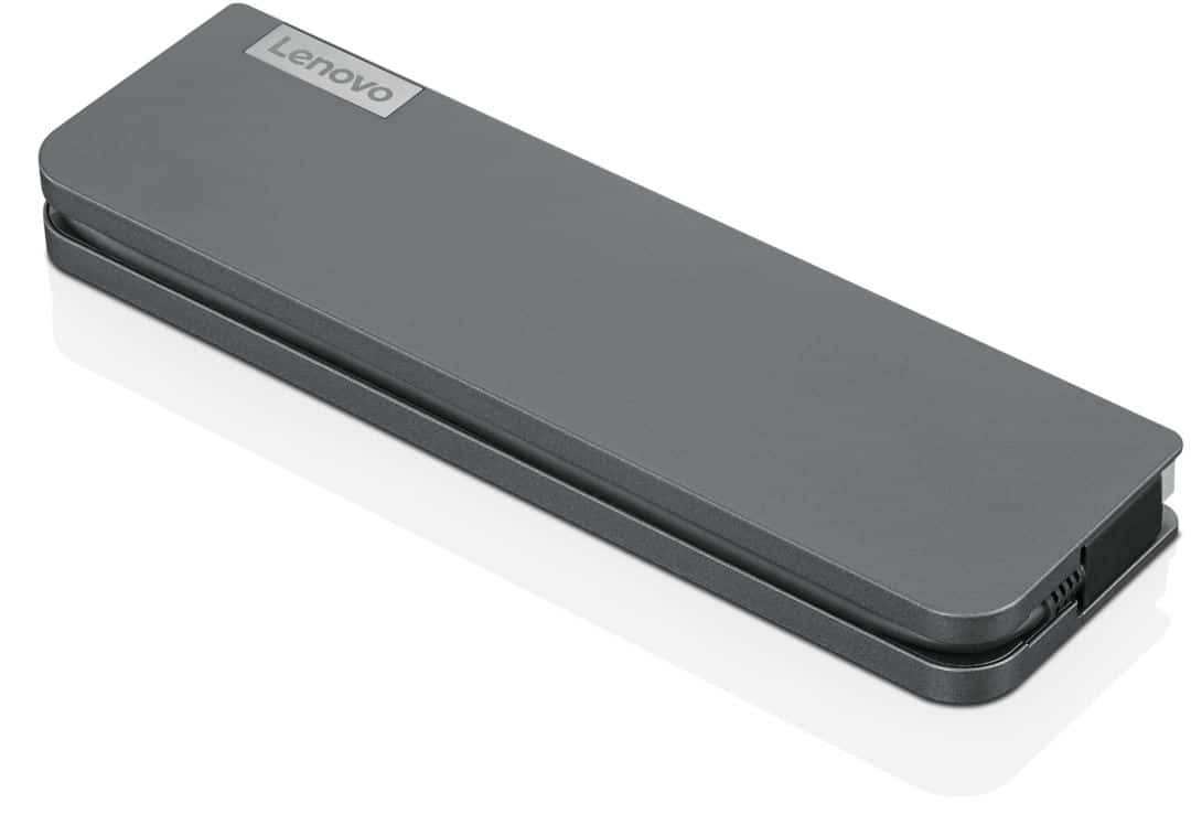 Mini Dock Lenovo USB-C - Puertos USB X 3 - Puerto De Carga - Conector De Audio - HDMI X 1 - VGA X 1 - Giga Bit RJ45 - 40AU0065US miniatura 2