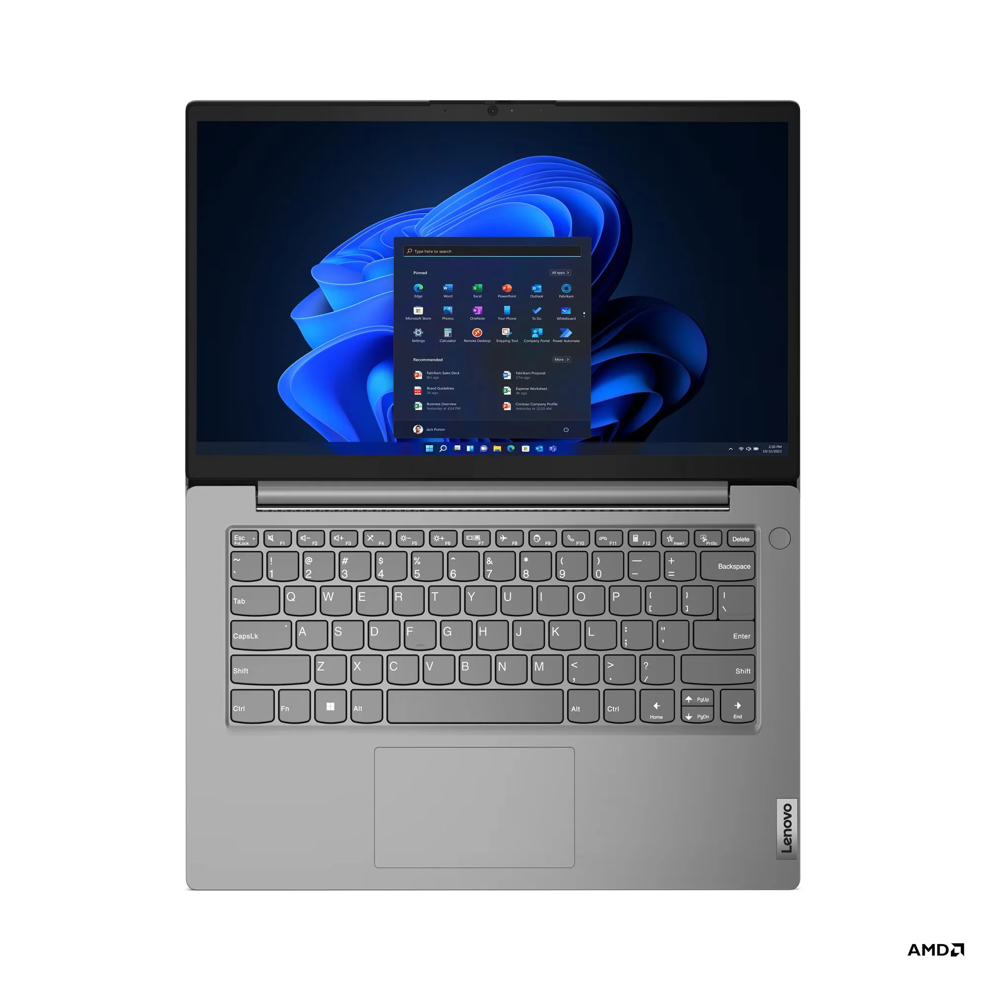 Lenovo V14 G4 Amn - Amd Ryzen 3 7320U - 16GB LPDDR5 - 256GB SSD - Pant 14" FHD - No DVD - HDMI - RJ45 - Freedos - Arctic Grey ( 82YT00TALM ) miniatura 9