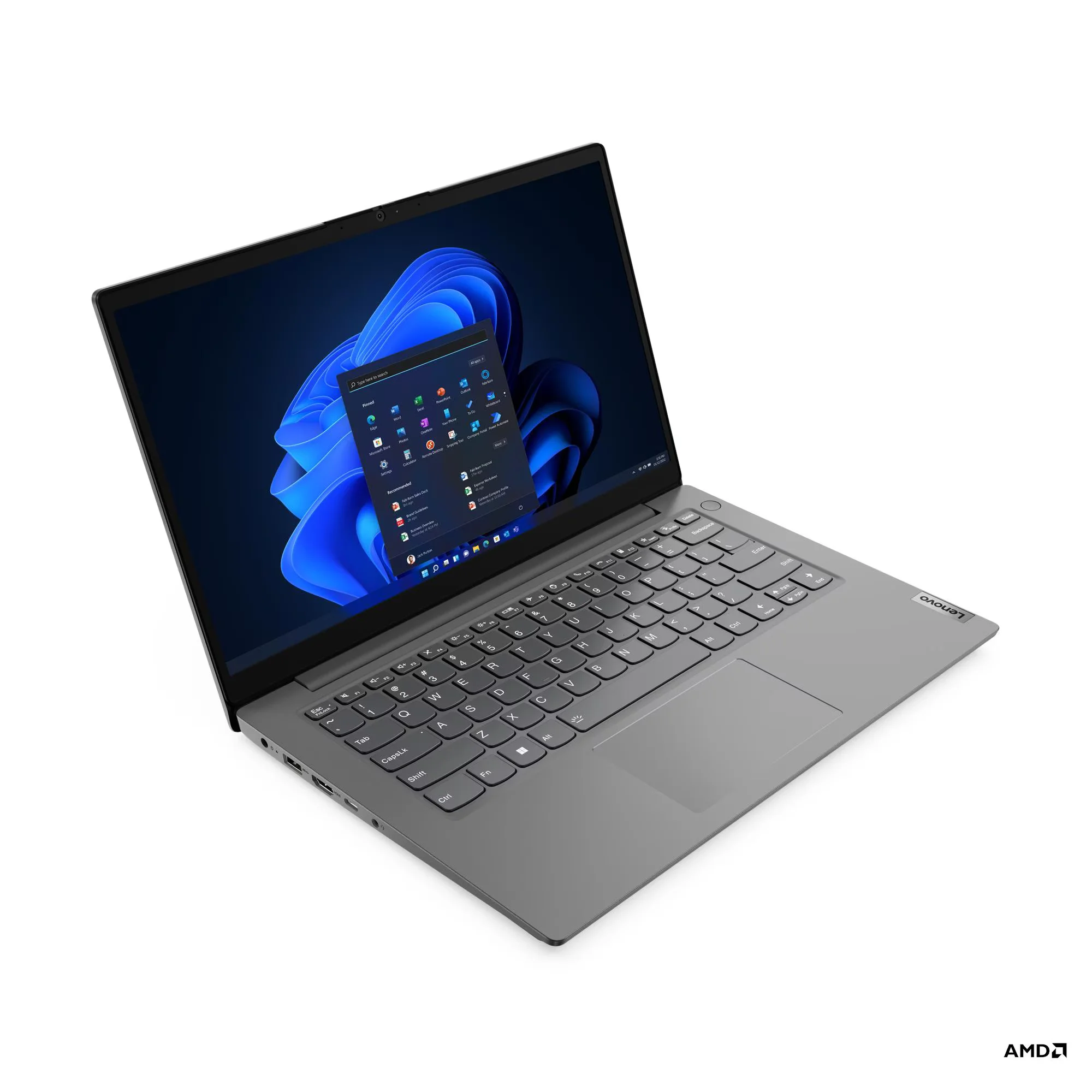 Lenovo V14 G4 Abp - Amd Ryzen 7 7730U - 8GB DDR4 - 512GB SSD - Pantalla 14" FHD - No DVD - RJ45 - Freedos - Iron Grey ( 82YX003CLM ) ( 1 Unidad )