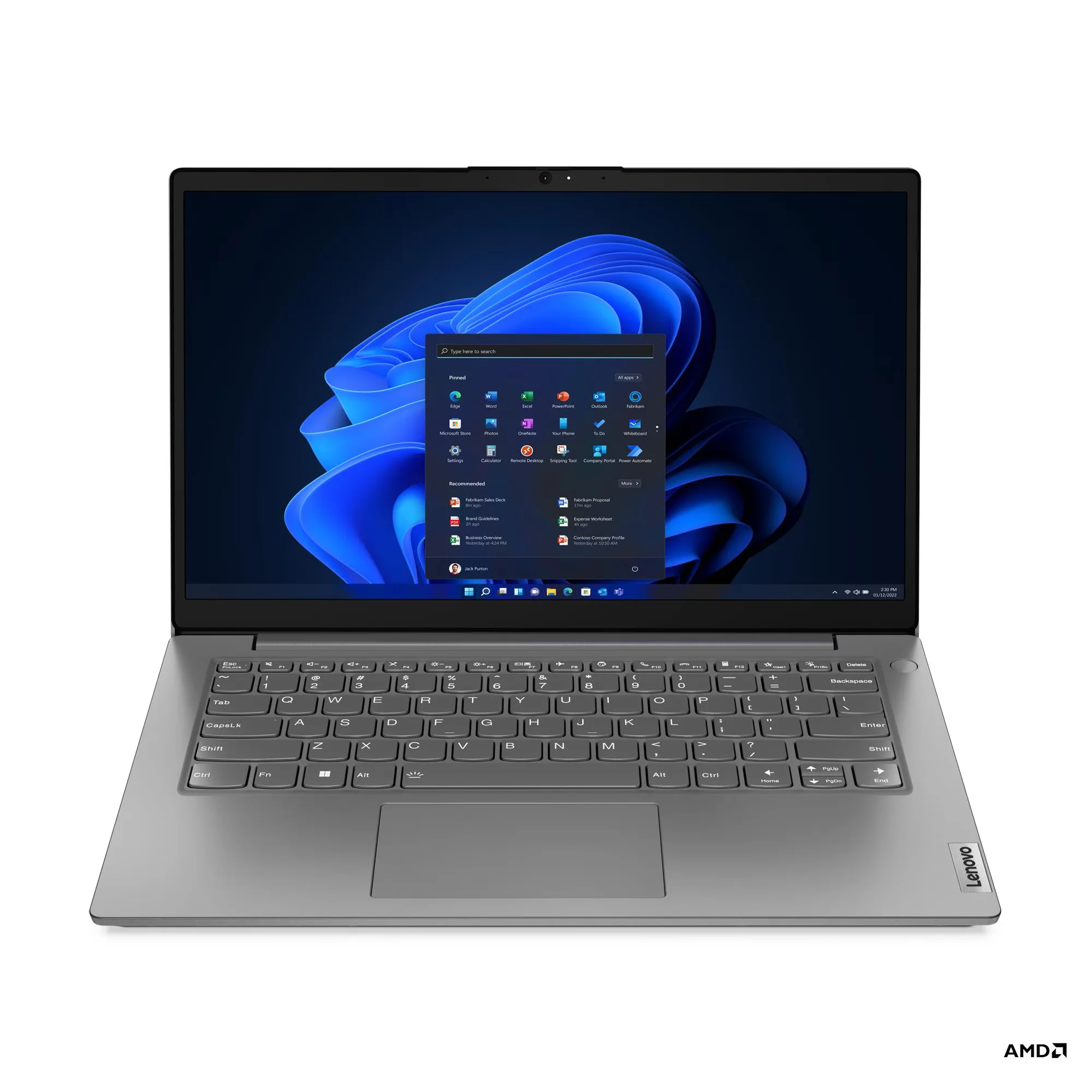 Lenovo V14 G4 Abp - Amd Ryzen 7 7730U - 8GB DDR4 - 512GB SSD - Pantalla 14" FHD - No DVD - RJ45 - Freedos - Iron Grey ( 82YX003CLM ) ( 1 Unidad ) miniatura 3