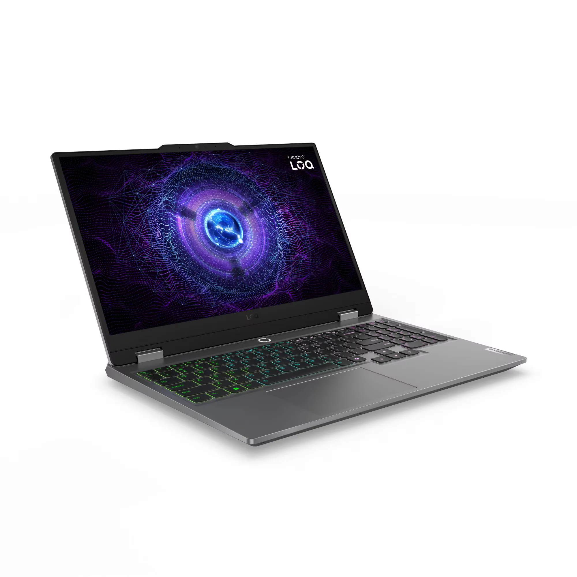 LOQ 15IAX9 - Intel Core I5-12450HX - 24GB DDR5 - 512GB SSD - Pantalla 15,6" FHD - Geforce RTX 3050 6GB GDDR6 - RJ45 - Freedos - Grey ( 83GS00FULM ) miniatura 2