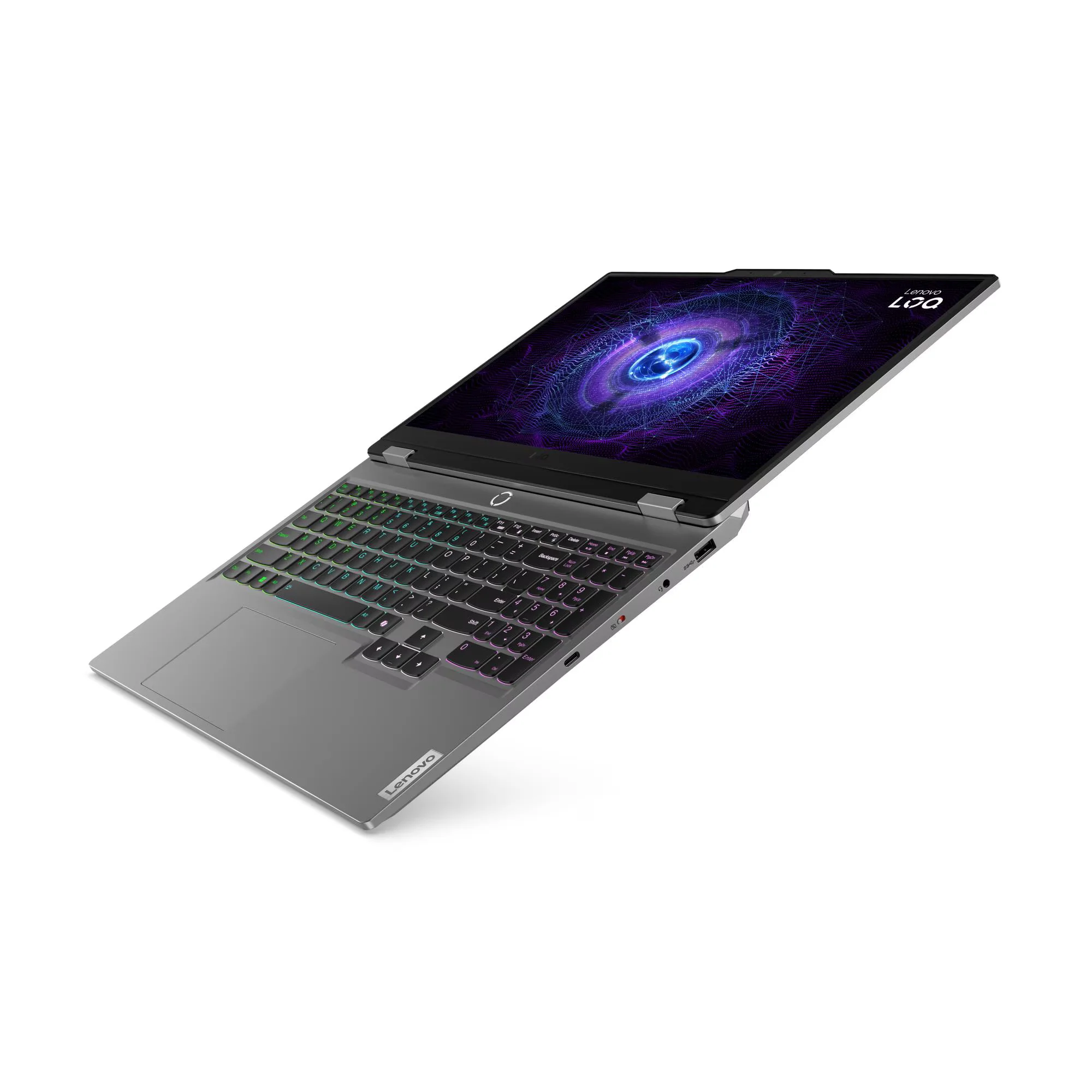 LOQ 15IAX9 - Intel Core I5-12450HX - 24GB DDR5 - 512GB SSD - Pantalla 15,6" FHD - Geforce RTX 3050 6GB GDDR6 - RJ45 - Freedos - Grey ( 83GS00FULM ) miniatura 5