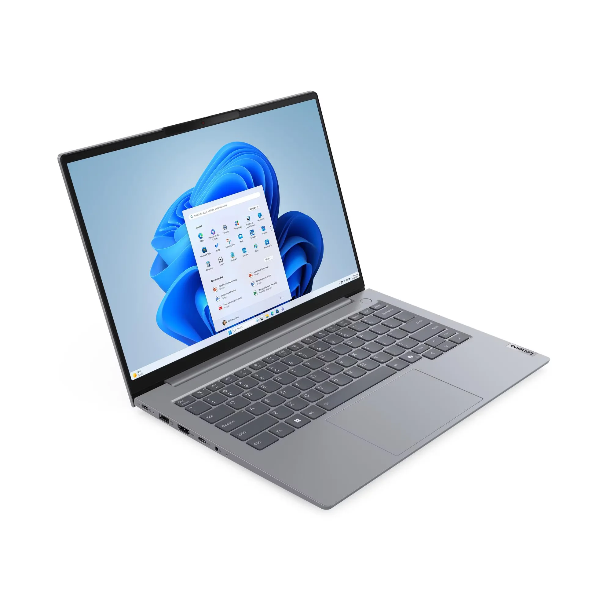 Lenovo Thinkbook 14 G7 Arp - Amd Ryzen 7 7735HS - 32GB DDR5 - 1 Tera SSD - Pantalla 14" WUXGA - No DVD - RJ45 - Freedos - Grey ( 21MV006ALM ) miniatura 3