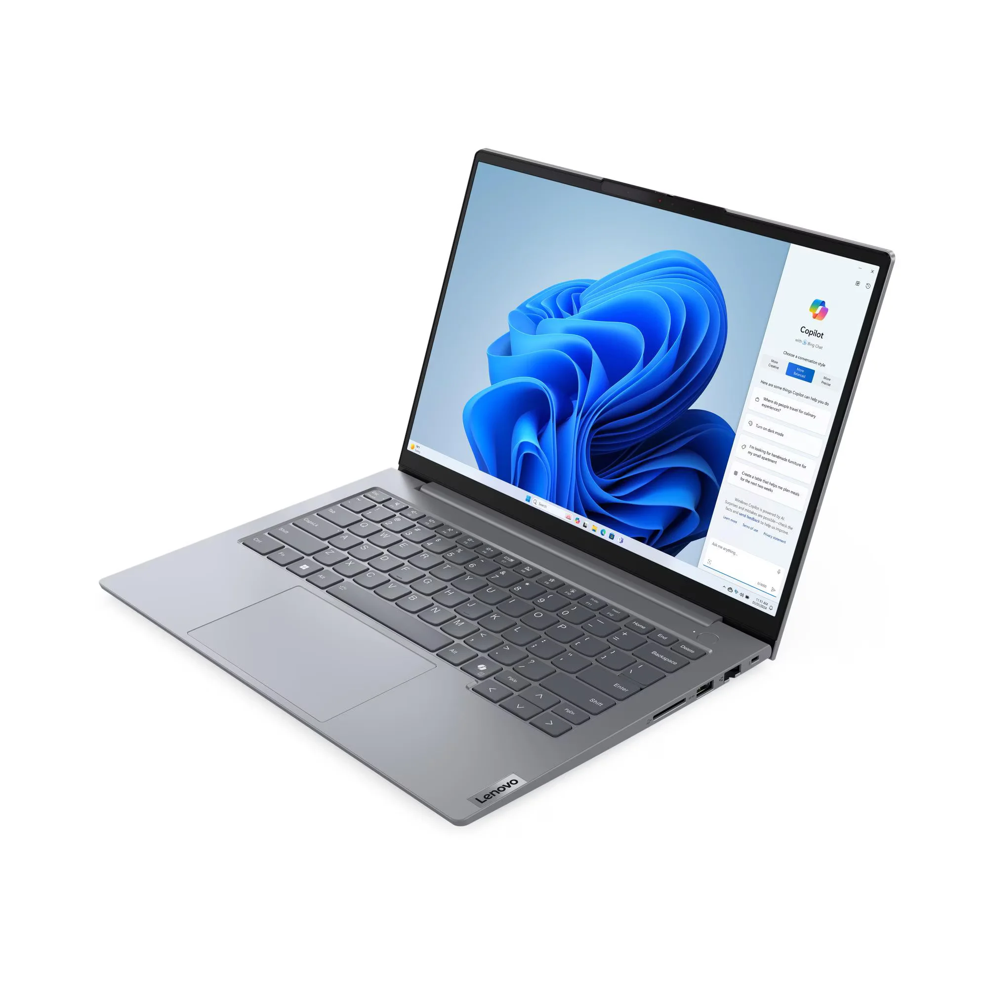 Lenovo Thinkbook 14 G7 Arp - Amd Ryzen 7 7735HS - 32GB DDR5 - 1 Tera SSD - Pantalla 14" WUXGA - No DVD - RJ45 - Freedos - Grey ( 21MV006ALM ) miniatura 4