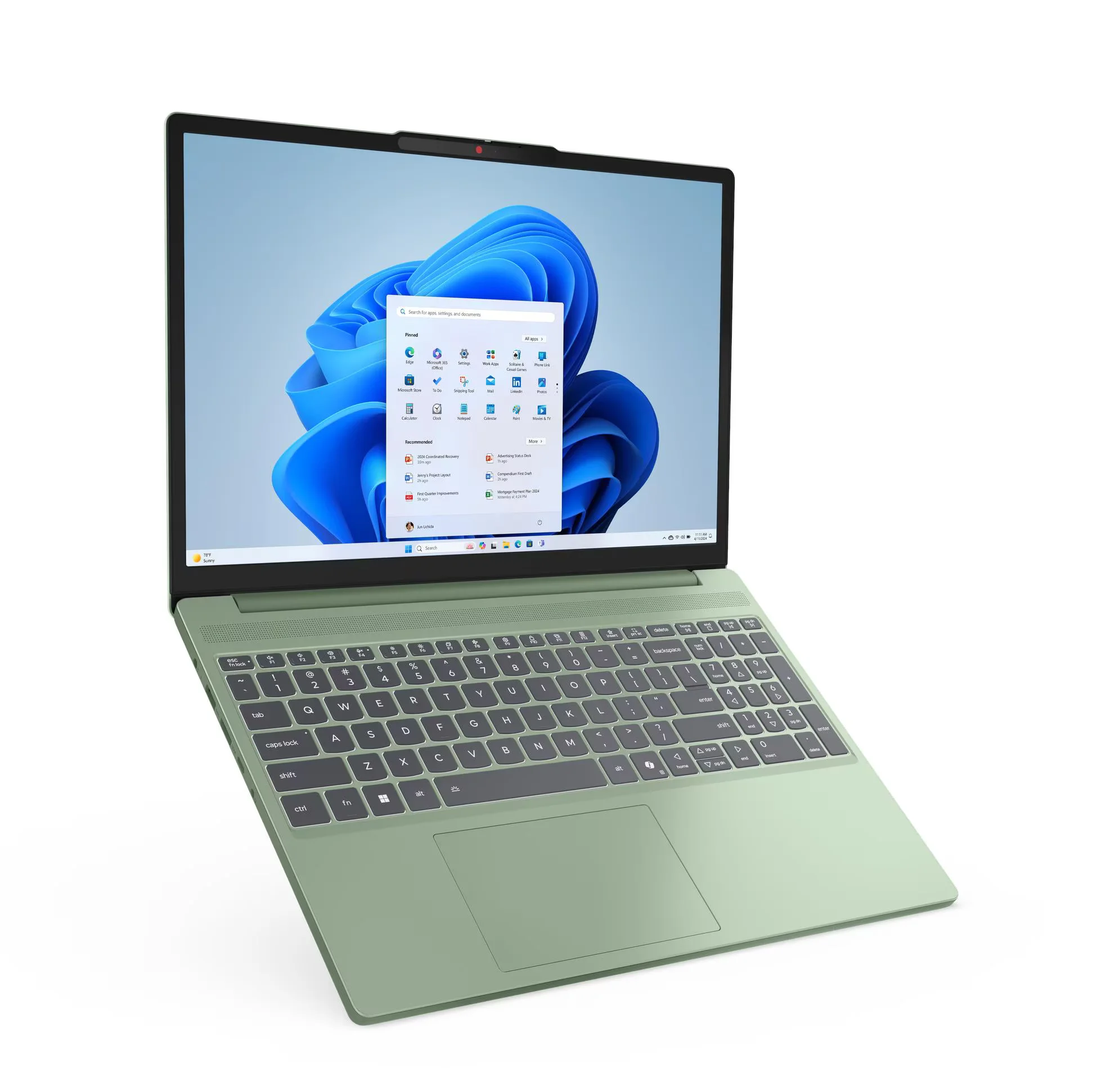 Lenovo Slim 3 15IRH10 - Intel Core I5 13420H - 24GB DDR5 - 512GB SSD - Pantalla 15,3" WUXGA - No DVD - HDMI - Freedos - Green ( 83K1006NLM ) miniatura 5