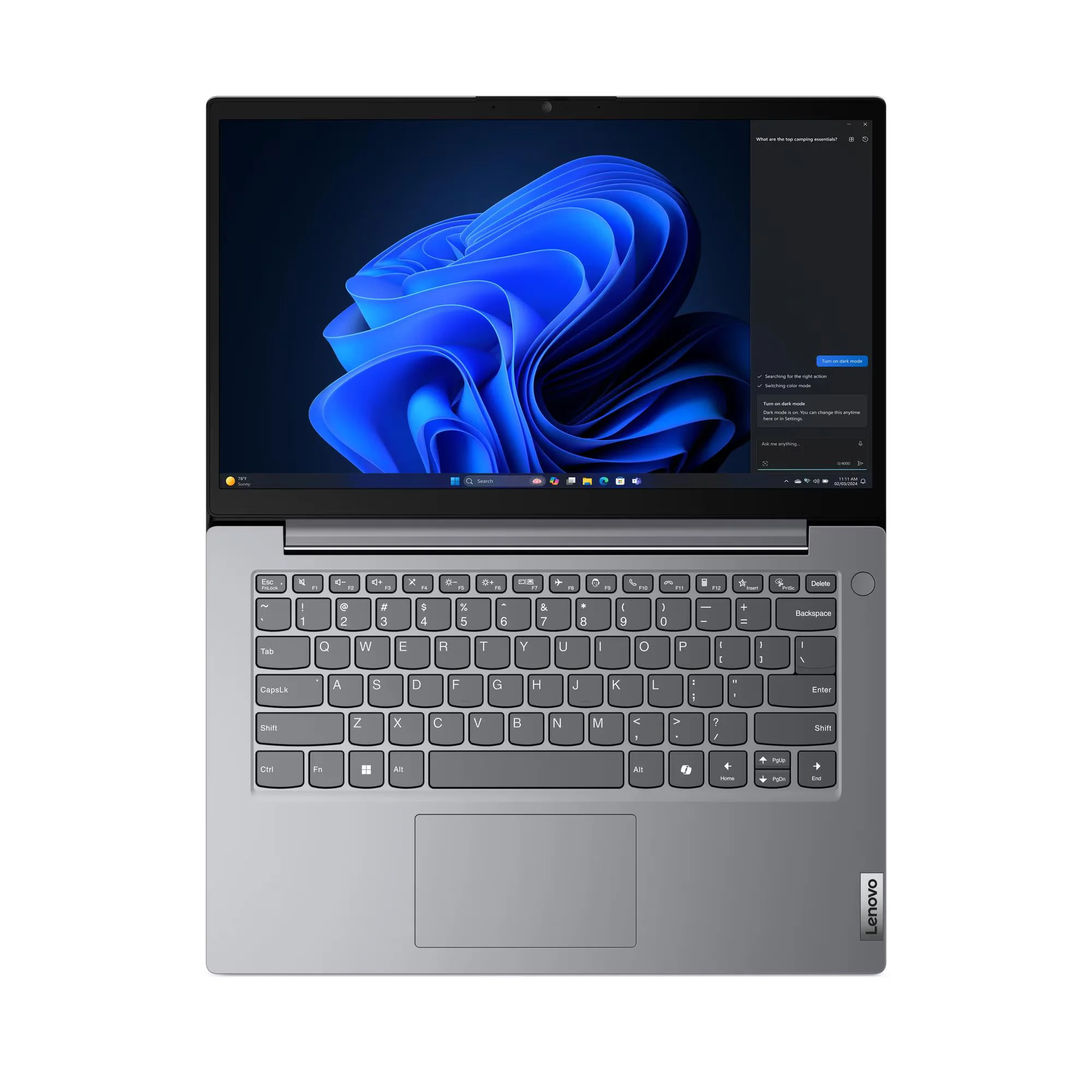 Lenovo V14 G5 Irl - Intel Core I7 13620H - 8GB DDR5 - 512GB SSD - Pantalla 14" FHD - No DVD - HDMI - RJ45 - Freedos - Luna Grey ( 83GU0052LD ) miniatura 6