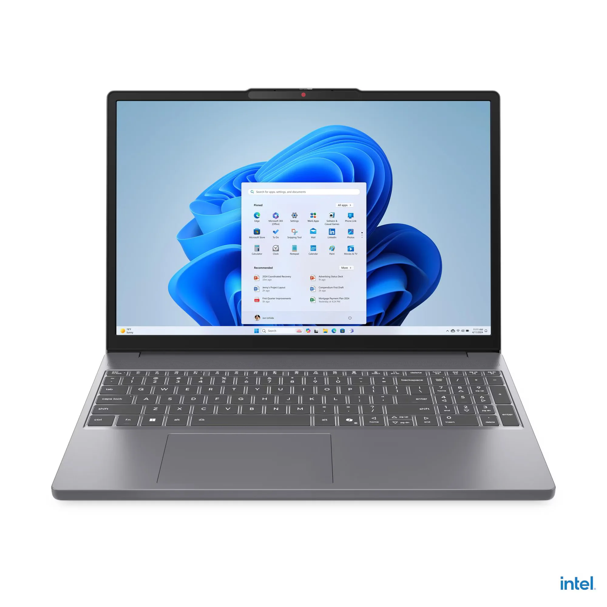 Lenovo Slim 3 15IRH10 - Intel Core I5 13420H - 16GB DDR5 - 512GB SSD - Pantalla 15,3" WUXGA ( Touch ) - No DVD - HDMI - Freedos - Grey ( 83K100WKLM ) miniatura 3