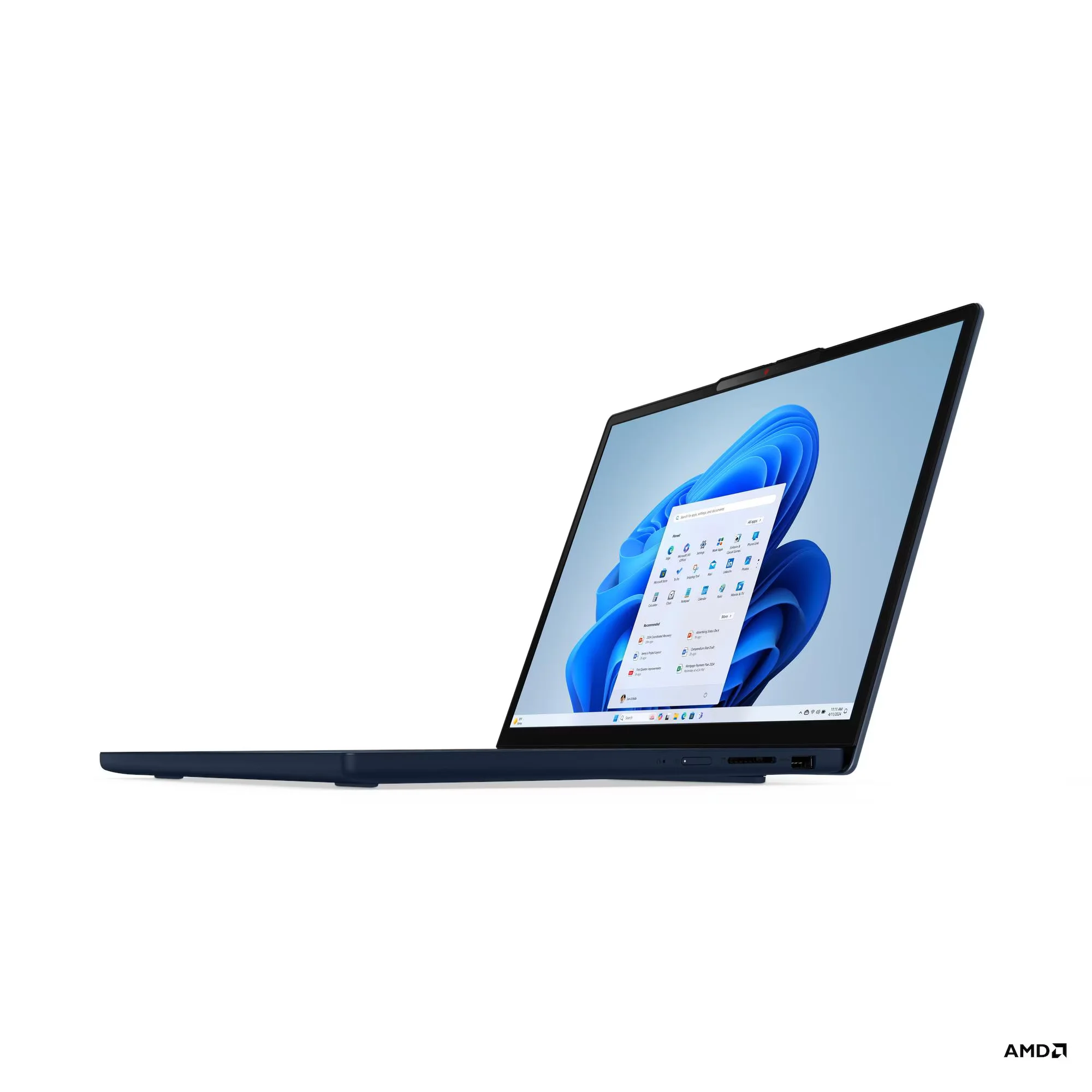 Lenovo Slim 3 15AHP10 - Amd Ryzen 5 8640HS - 8GB DDR5 - 512GB SSD - Pantalla 15,3" WUXGA - No DVD - HDMI - Cosmic Blue ( 83KA003RLM ) miniatura 4