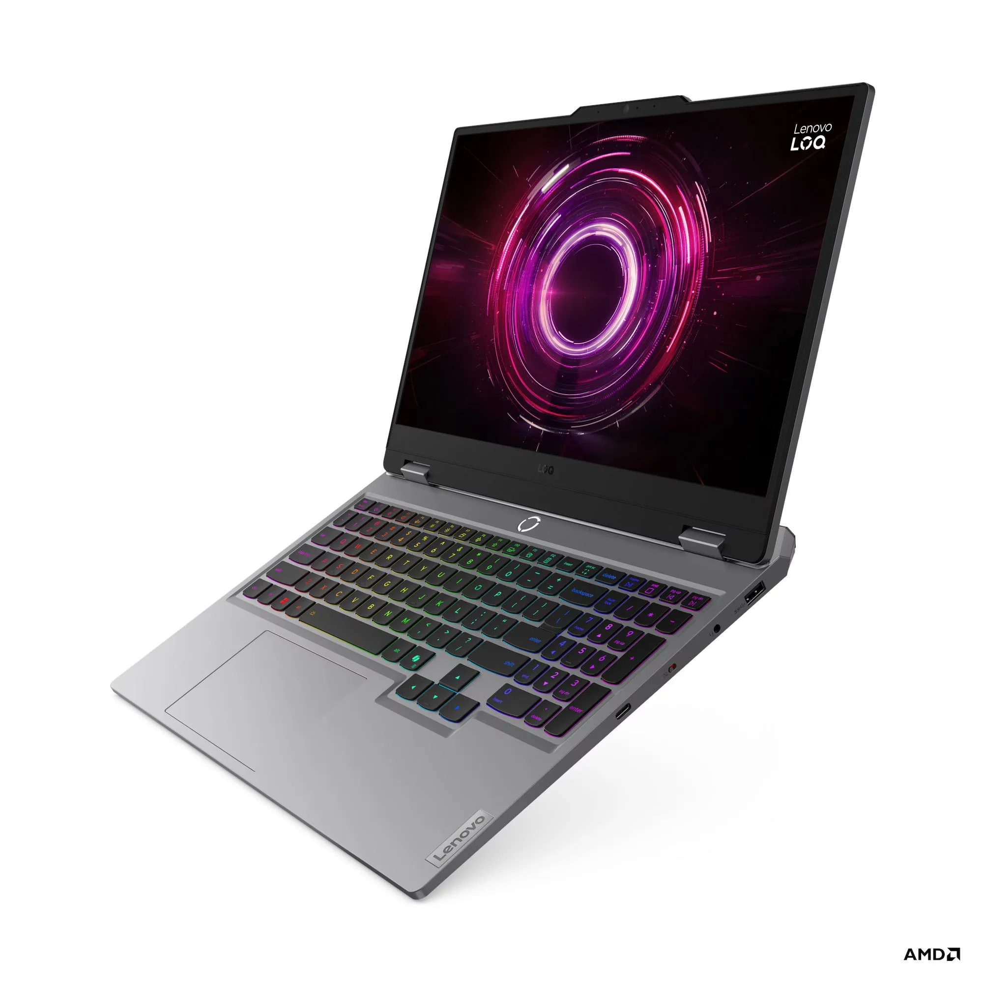 LOQ 15AHP10 - Amd Ryzen 7 250 - 24 GB DDR5 - 512GB SSD - Pantalla 15.6" FHD - RJ45 - Geforce RTX 5050 8GB GDDR7 - Windows 11 - Grey ( 83JG0088LM ) miniatura 4