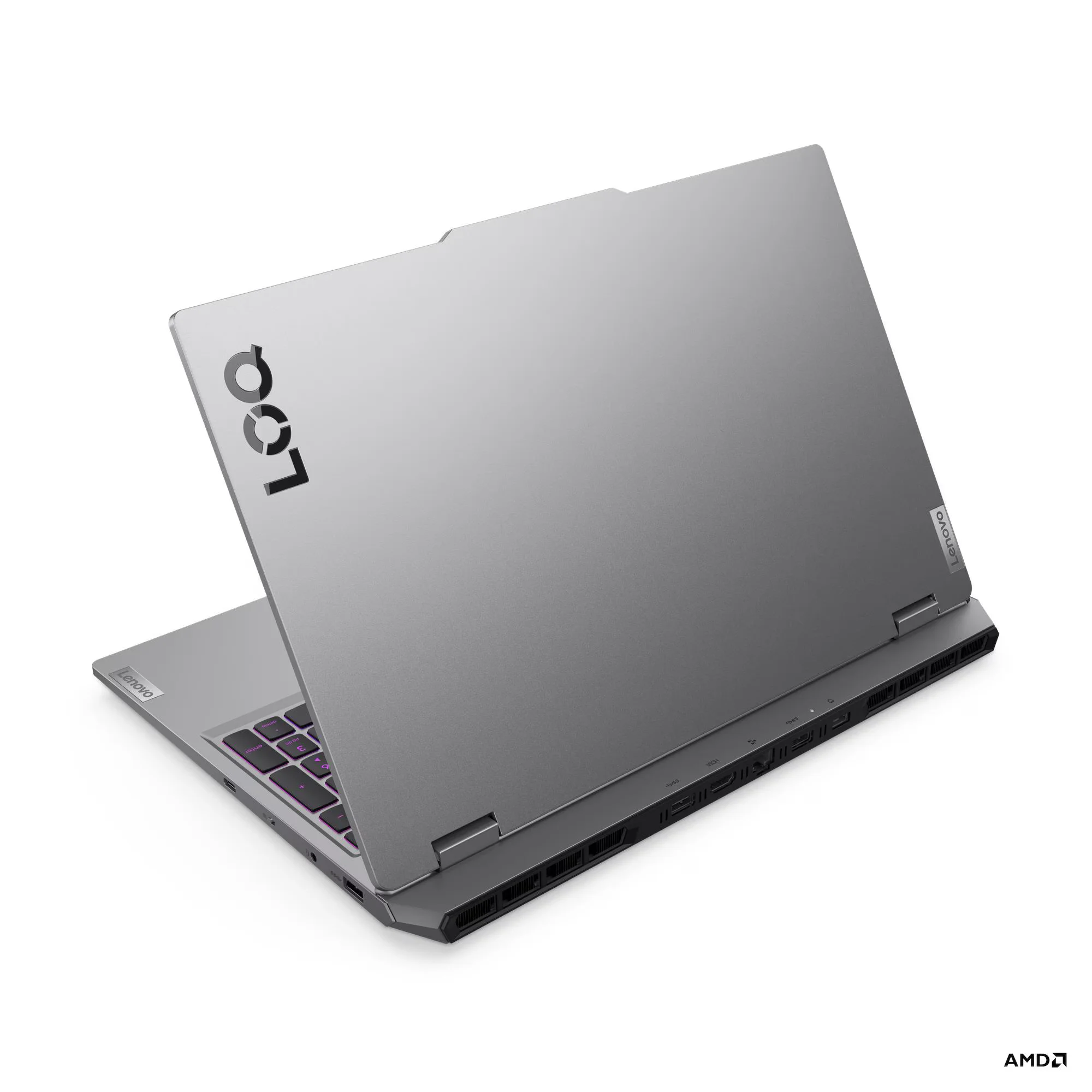 LOQ 15AHP10 - Amd Ryzen 7 250 - 24 GB DDR5 - 512GB SSD - Pantalla 15.6" FHD - RJ45 - Geforce RTX 5050 8GB GDDR7 - Windows 11 - Grey ( 83JG0088LM ) miniatura 6