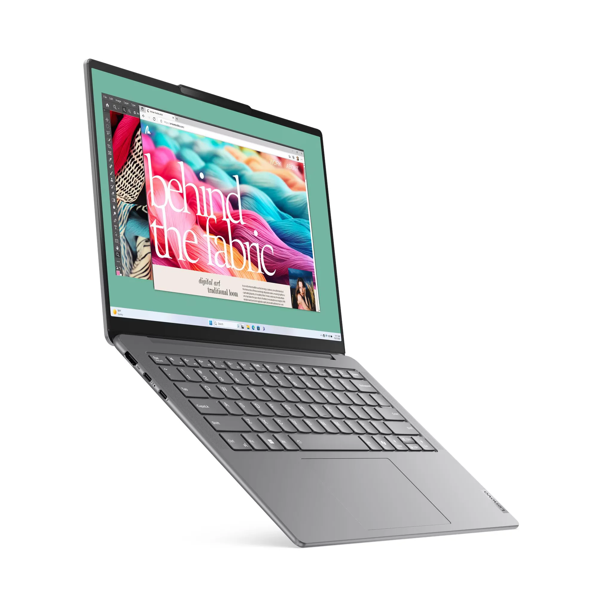 Lenovo Yoga Slim 7 14IMH9 - Intel Core Ultra 7 155H - 16GB LPDDR5X - 1 Tera SSD - Pantalla 14" WUXGA OLED - No DVD - Win 11 - Grey ( 83CV002GLM )