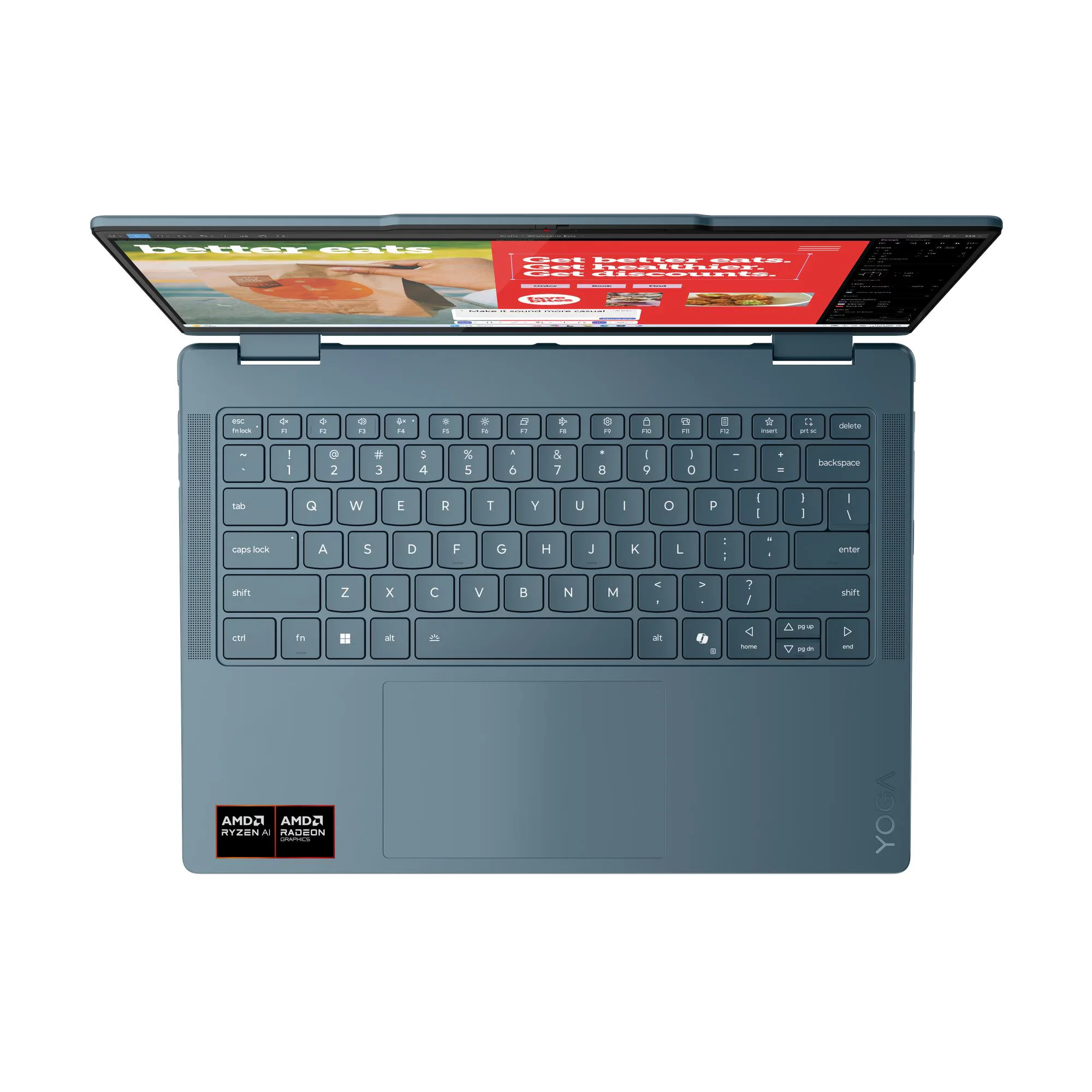 Lenovo Yoga 7 2 En 1 14AKP10 - Amd Ryzen AI 5 340 - 16GB LPDDR5X - 512GB SSD - Pantalla 14" WUXGA Touch - Copilot+pc - Win 11 ( 83JR006LLM ) miniatura 11