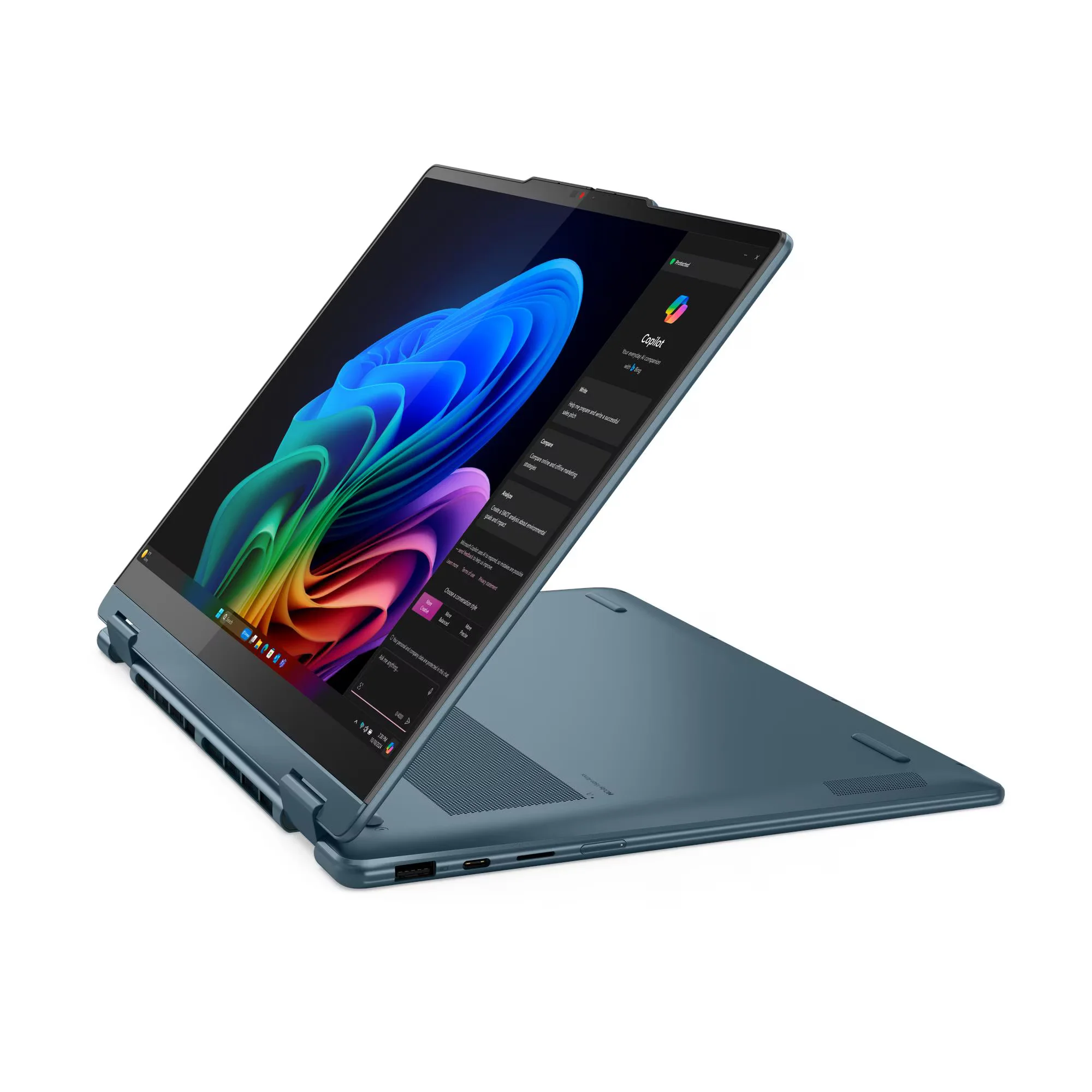 Lenovo Yoga 7 2 En 1 14AKP10 - Amd Ryzen AI 7 350 - 24GP LPDDR5X - 1 Tera SSD - Pant 14" WUXGA Touch - Copilot+pc - Win 11 - Tidal Teal ( 83JR000FLM ) miniatura 3