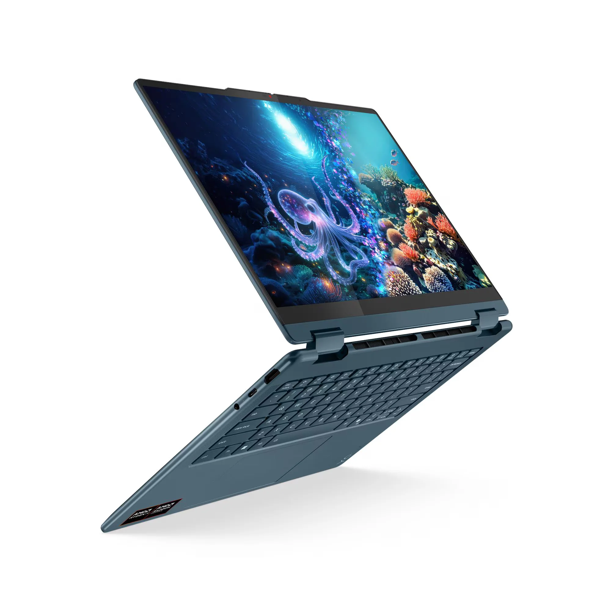 Lenovo Yoga 7 2 En 1 14AKP10 - Amd Ryzen AI 7 350 - 24GP LPDDR5X - 1 Tera SSD - Pant 14" WUXGA Touch - Copilot+pc - Win 11 - Tidal Teal ( 83JR000FLM ) miniatura 8