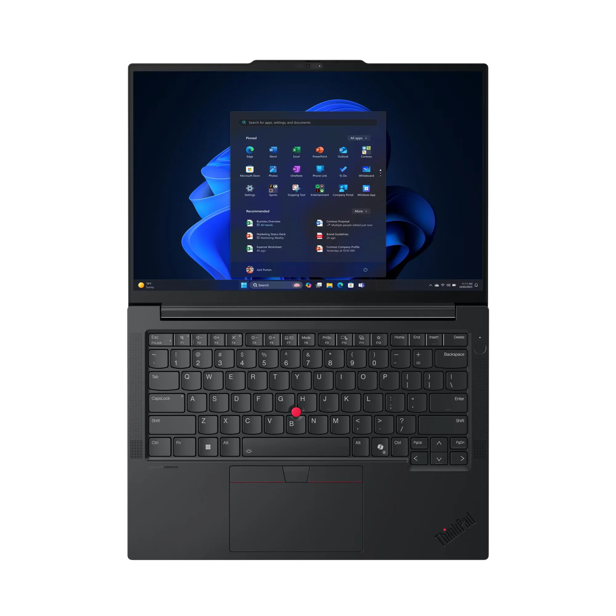 Lenovo Thinkpad E14 Gen 7 - Intel Core Ultra 7 255H - 16GB DDR5 - 512GB SSD - Pantalla 14" WUXGA - RJ45 - Windows 11 Pro - Black ( 21SY0015LM ) miniatura 9