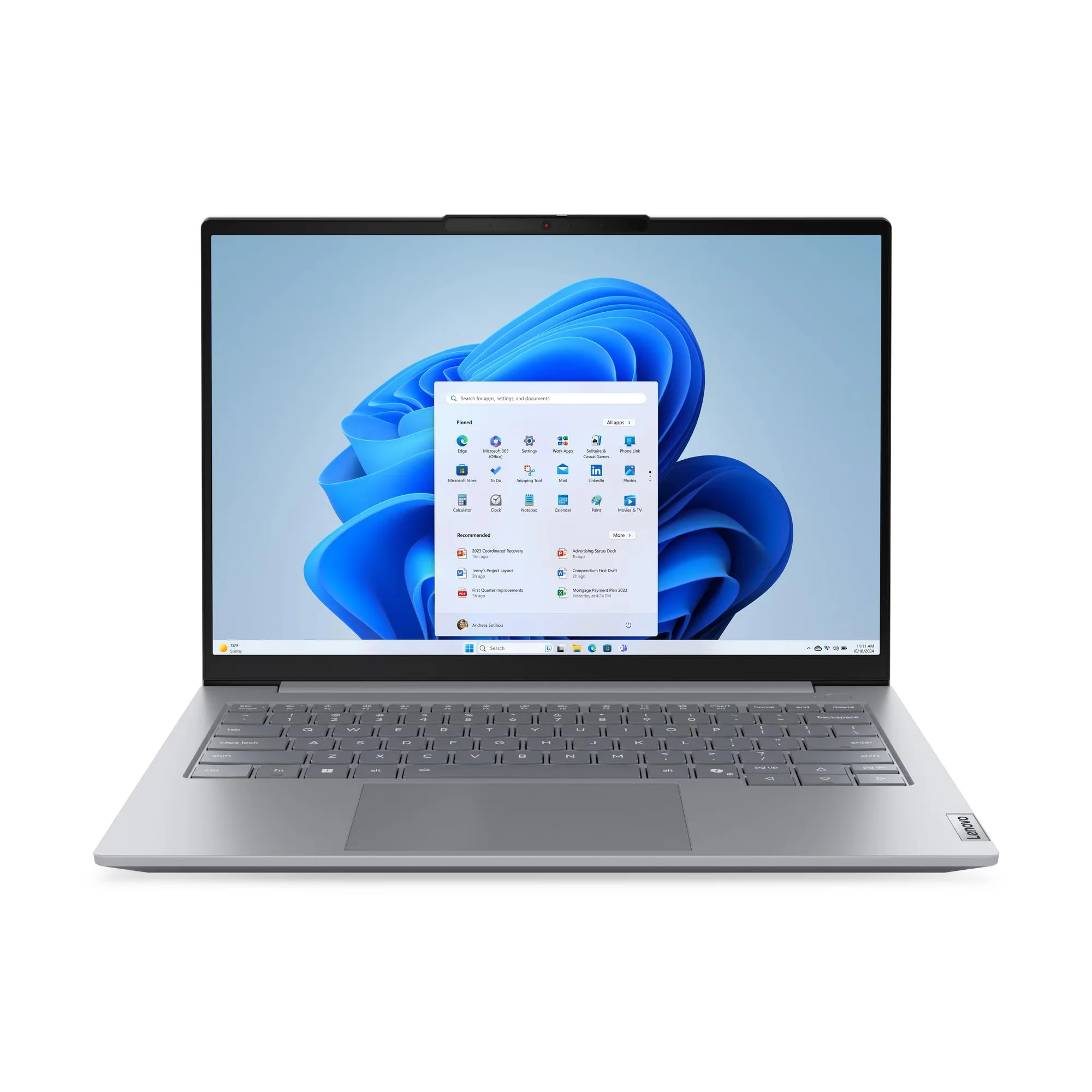 Lenovo Thinkbook 14 G8IRL - Intel Core 5 210H - 16GB DDR5 - 512GB SSD - Pantalla 14" WUXGA - No DVD - RJ45 - Freedos - Arctic Grey ( 21SG007KLD ) miniatura 2