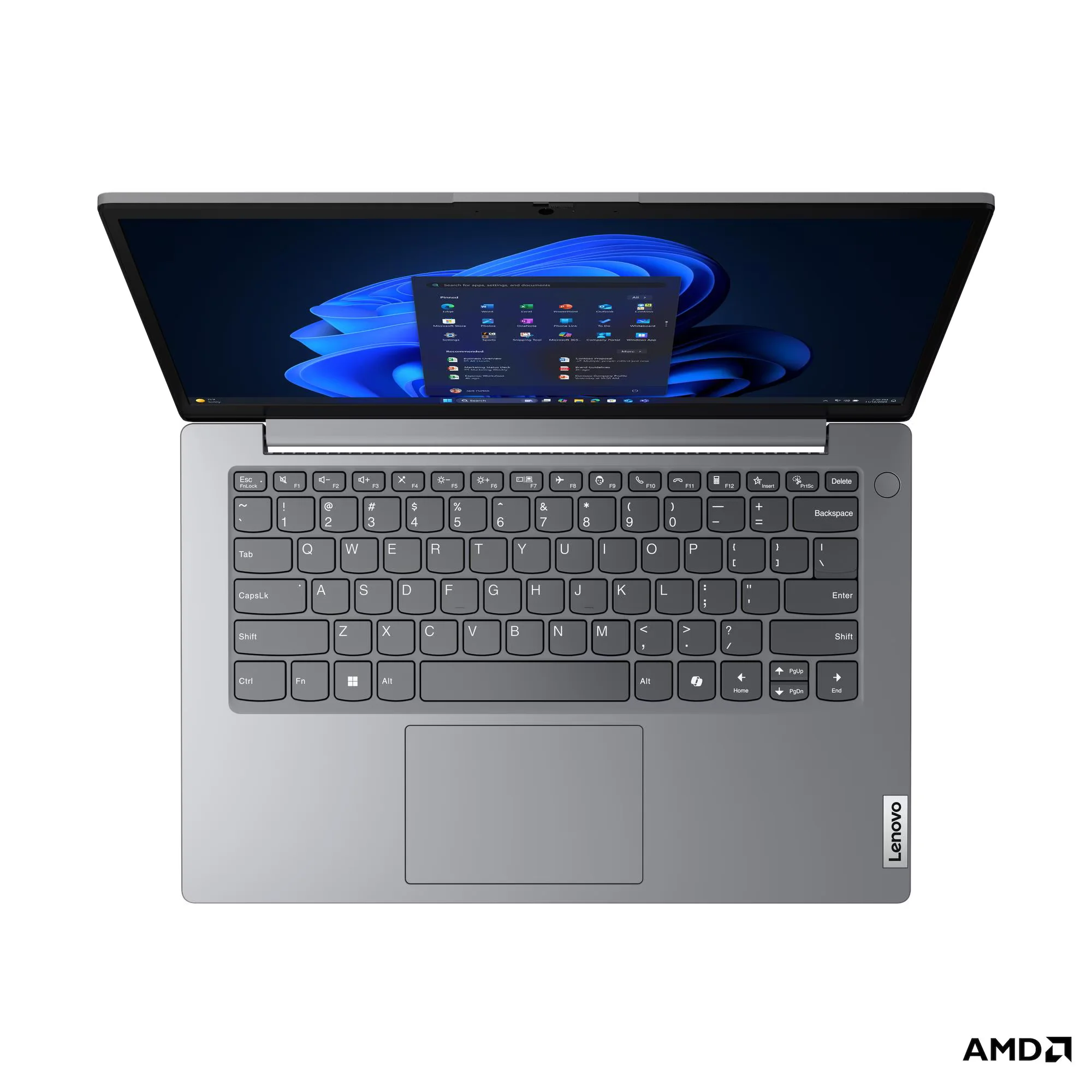 Lenovo V14 G6 Arp - Amd Ryzen 7 170 - 16GB DDR5 - 512GB SSD - Pantalla 14" FHD - No DVD - HDMI - RJ45 - Freedos - Luna Grey ( 83UT000NLD ) miniatura 3