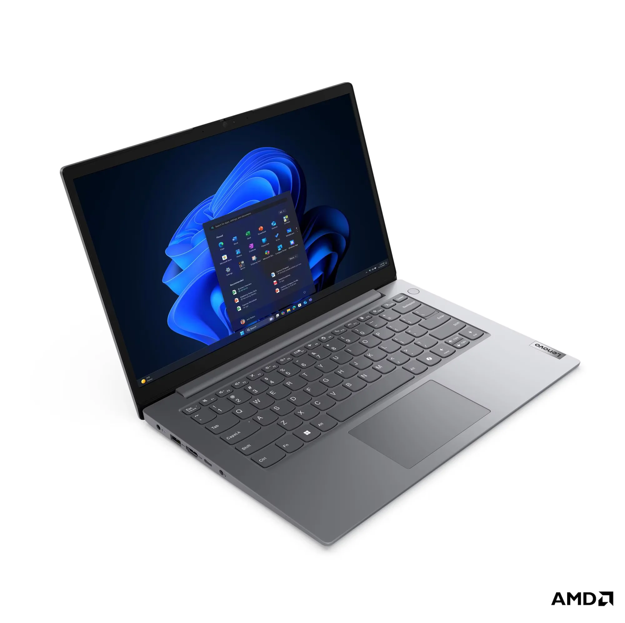 Lenovo V14 G6 Arp - Amd Ryzen 5 150 - 8GB DDR5 - 512GB SSD - Pantalla 14" FHD - No DVD - HDMI - RJ45 - Windows 11 Prof - Luna Grey ( 83UT001CLM )