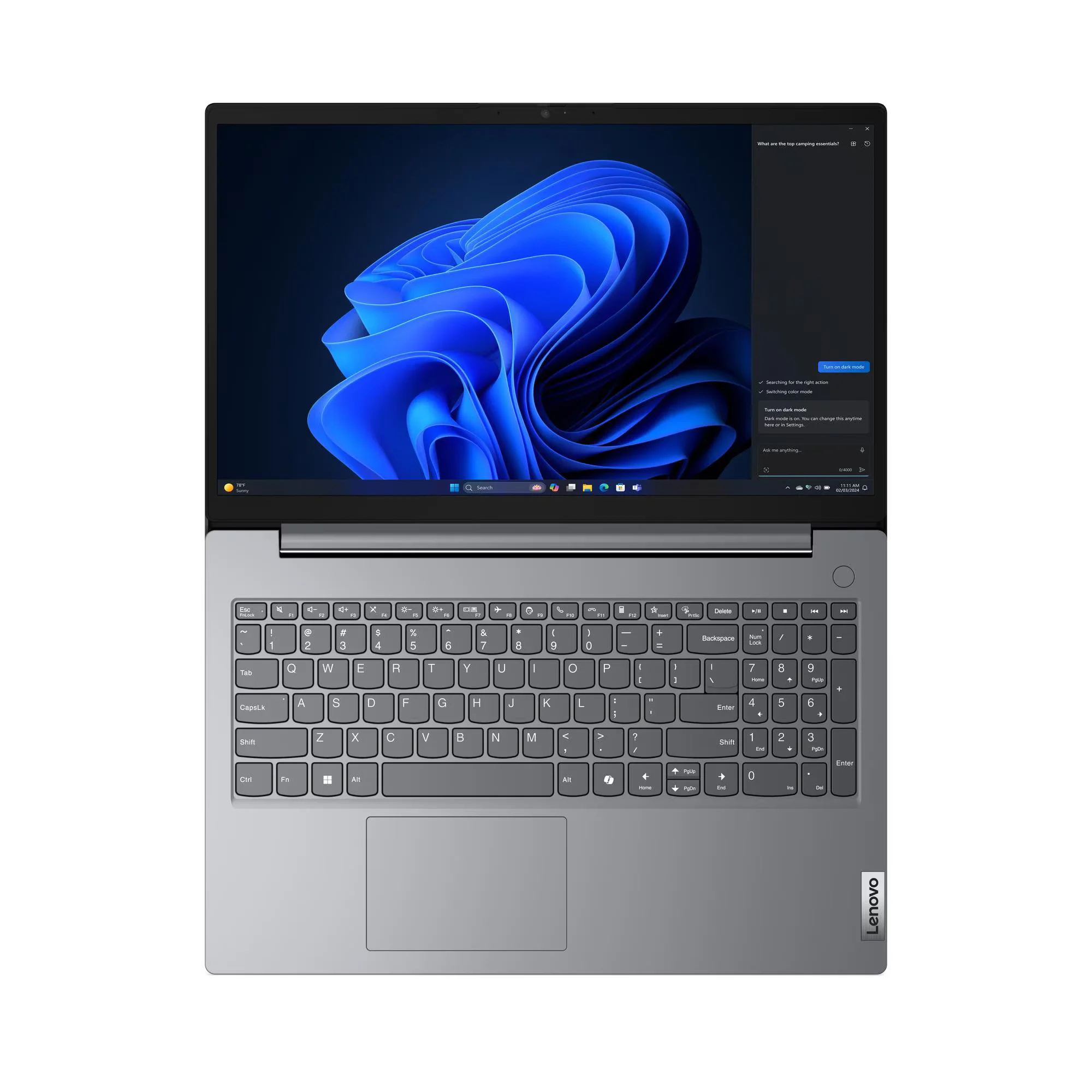 Lenovo V15 G5 Irl - Intel Core I7 13620H - 16GB DDR5 - 512GB SSD - Pantalla 15,6" FHD - No DVD - HDMI - RJ45 - Freedos - Luna Grey ( 83GW005HLD ) miniatura 6