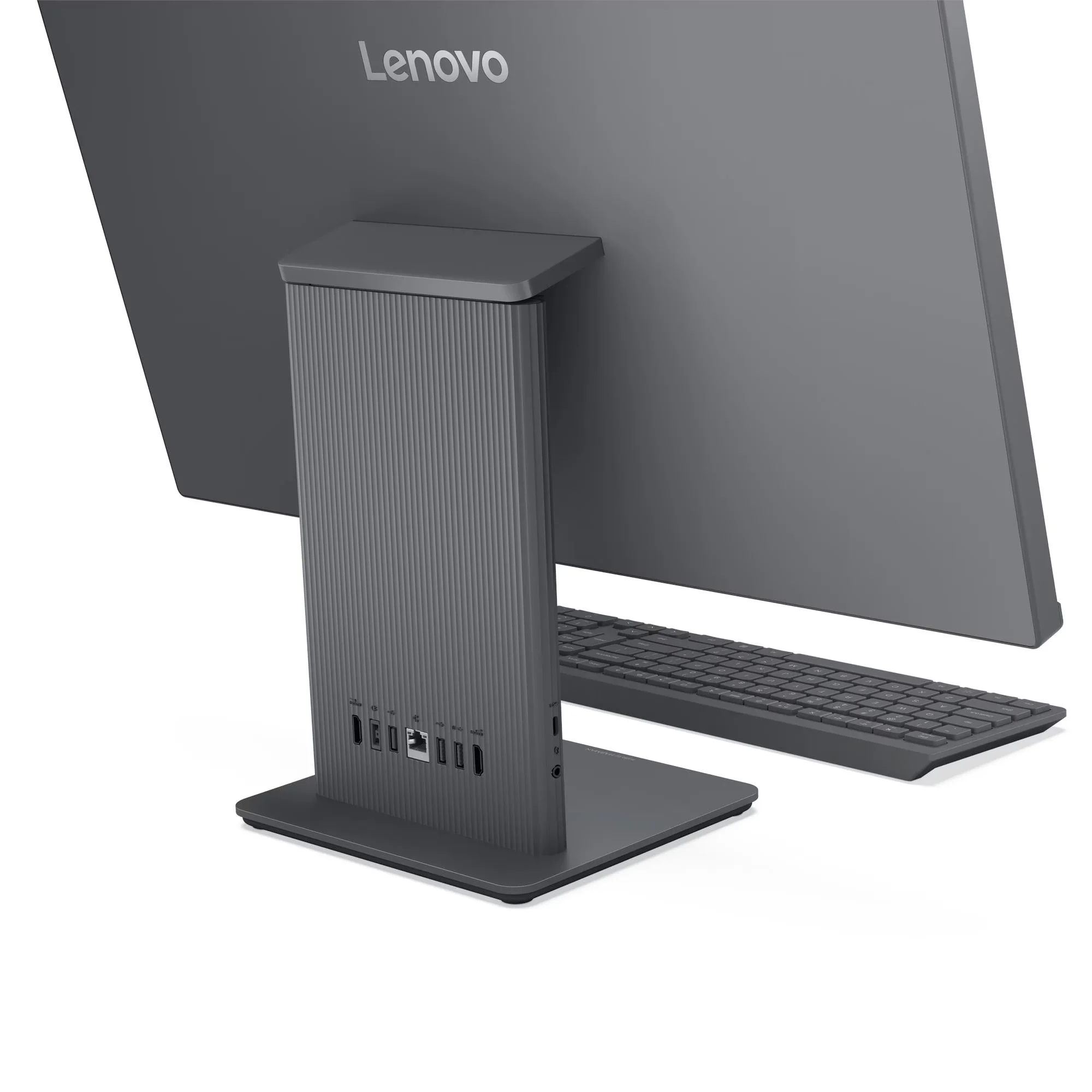 AIO Lenovo 27IRH9 - Intel Core I5 13420H - 16GB DDR5 - 512GB SSD - Pantalla 27" FHD - No DVD - RJ45 - Freedos - Luna Grey ( F0HM00DMLD ) miniatura 3