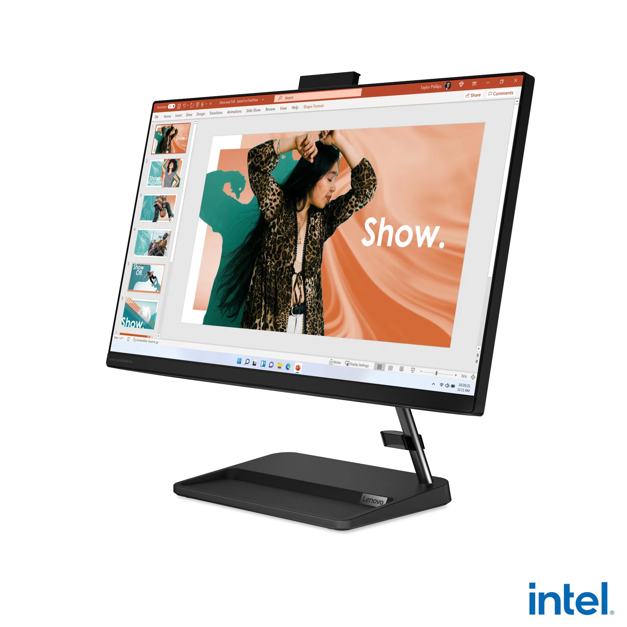 AIO Lenovo 3 24IAP7 - Intel Core I3 1215U - 8GB DDR4 - 512GB SSD - Pantalla 23,8" FHD - No DVD - HDMI - RJ45 - Windows 11 - Negro ( F0GH0102LD )