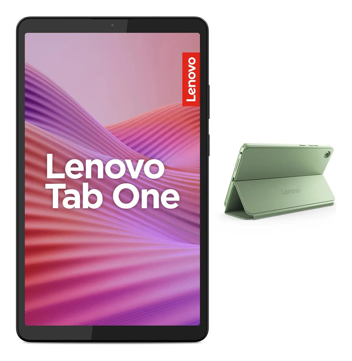 Lenovo Tab One TB305FU - Pant 8,7" - Octa Core (2.0GHZ / 1,8GHZ) - 128GB - Mem 4GB - Android 14 - Doble Camara - WIFI - Seafoam Green + Folio Case miniatura 2