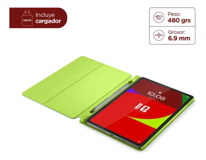 Lenovo Ideatab Fifa Edition TB336FU - Pantalla 11" 2,5K - Octa Core (2,4GHZ/ 2,0GHZ) - 128GB - Mem 8GB - Android 15 - WIFI + Lapiz + Case - Luna Grey miniatura 2