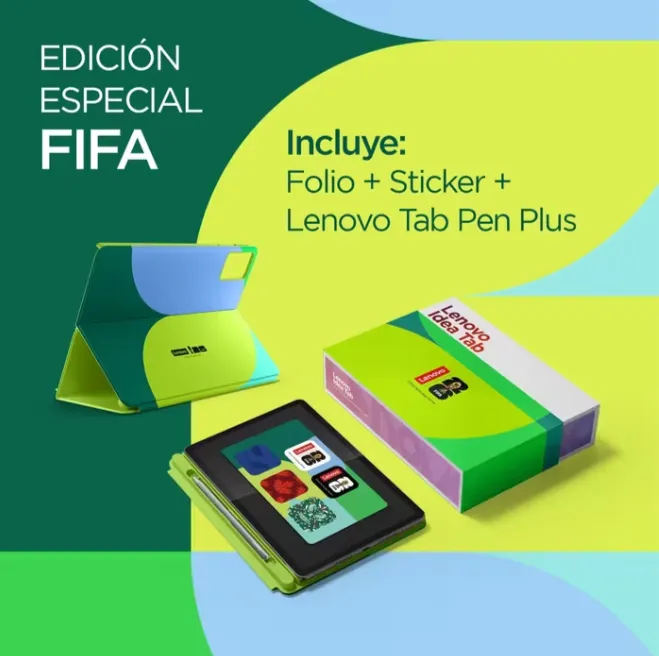 Lenovo Ideatab Fifa Edition TB336FU - Pantalla 11" 2,5K - Octa Core (2,4GHZ/ 2,0GHZ) - 128GB - Mem 8GB - Android 15 - WIFI + Lapiz + Case - Luna Grey miniatura 5