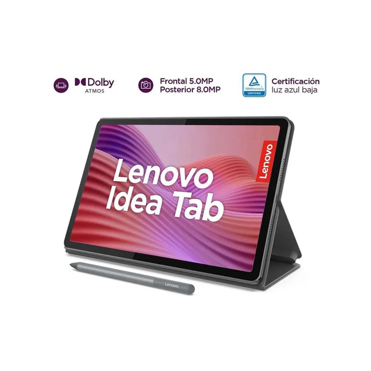 Lenovo Ideatab 5G TB336ZU -pantalla 11" 2,5K - Octa Core (2,4GHZ/ 2,0GHZ) - 256GB - Memoria 8GB - Android 15 - WIFI - 5G + Teclado + Lapiz -luna Grey miniatura 3