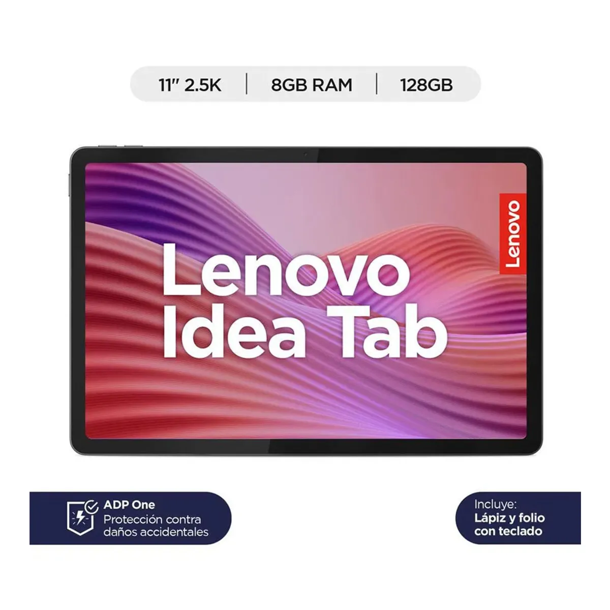 Lenovo Ideatab 5G TB336ZU -pantalla 11" 2,5K - Octa Core (2,4GHZ/ 2,0GHZ) - 256GB - Memoria 8GB - Android 15 - WIFI - 5G + Teclado + Lapiz -luna Grey miniatura 5