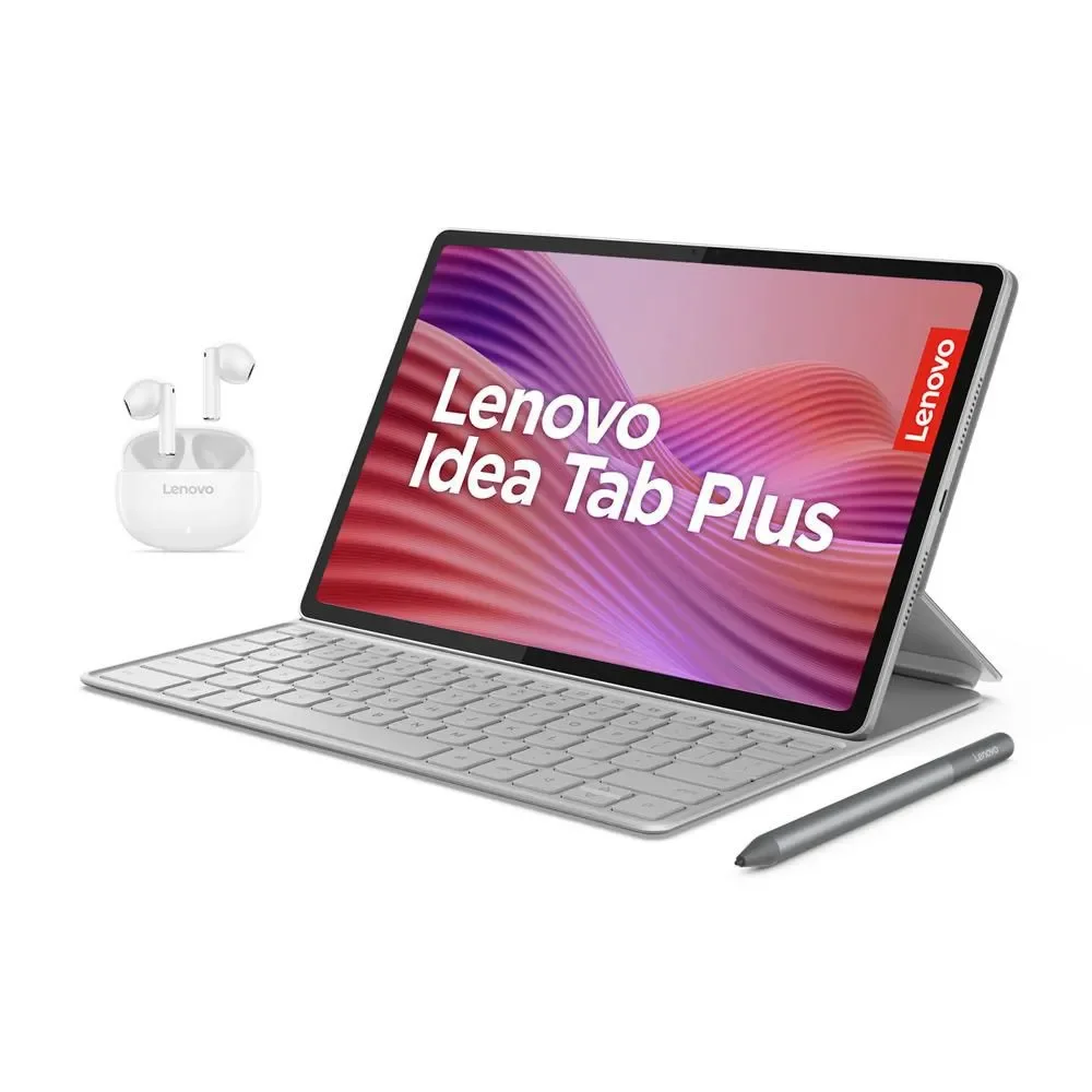 Lenovo Ideatab Plus TB361FU - Pant 12,1" 2,5K - Octa C (2,5GHZ/ 2,0GHZ) - 256GB - Mem 8GB - Andr 15 - Doble Cam - WIFI + Teclado + Lapiz + Earbuds E310 miniatura 2