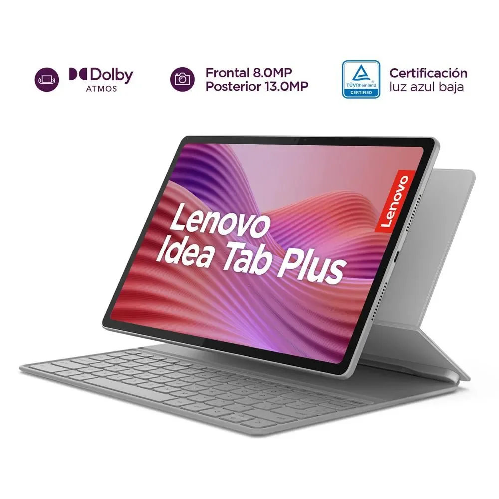 Lenovo Ideatab Plus TB361FU - Pant 12,1" 2,5K - Octa C (2,5GHZ/ 2,0GHZ) - 256GB - Mem 8GB - Andr 15 - Doble Cam - WIFI + Teclado + Lapiz + Earbuds E310 miniatura 4