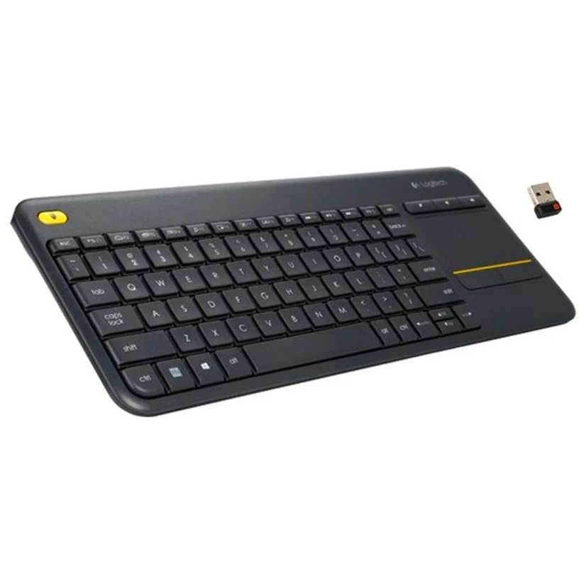 Teclado Logitech K400 Plus - Inalambrico - Con Touch Pad - Smart TV - Negro miniatura 2