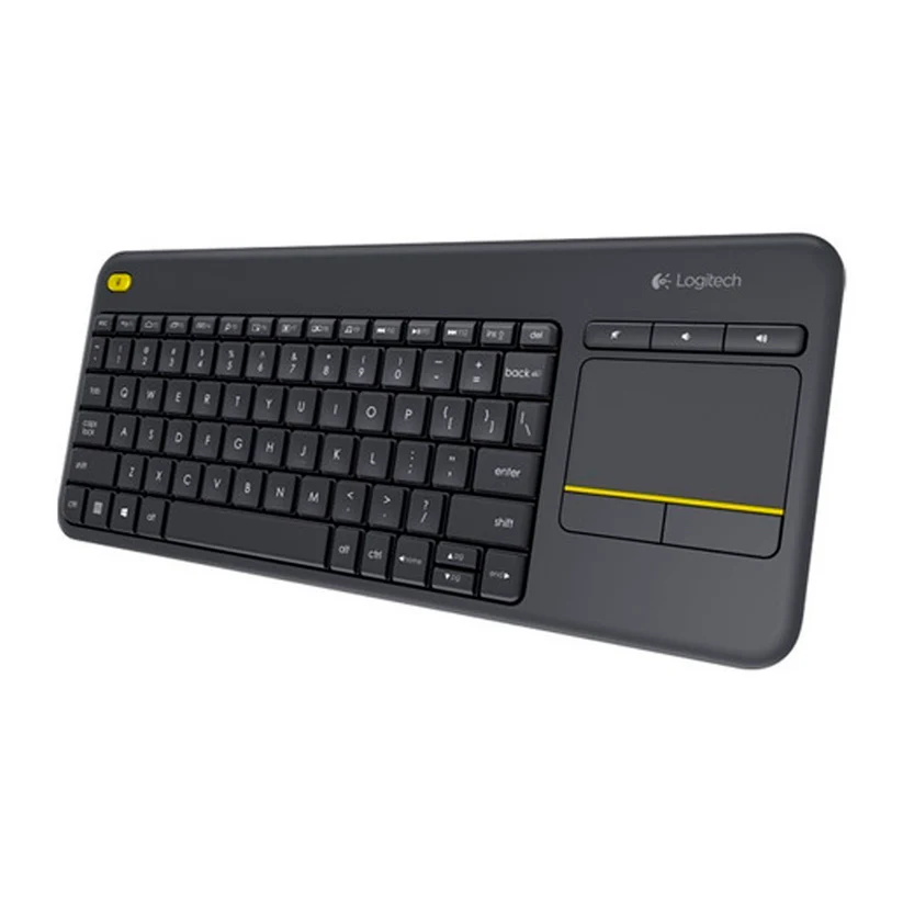 Teclado Logitech K400 Plus - Inalambrico - Con Touch Pad - Smart TV - Negro miniatura 3