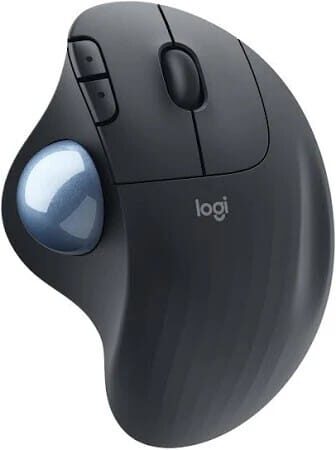 Mouse Logitech M575 - Ergonomico - Trackball Inalambrico - USB - Negro