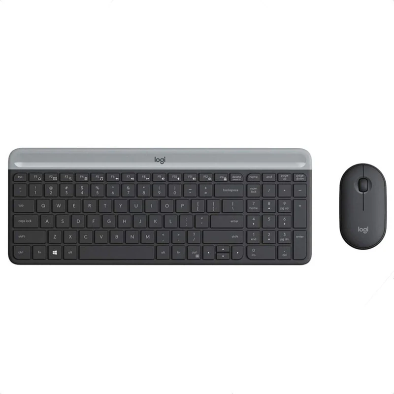 Combo Teclado Y Mouse Logitech MK470 - Inalambrico - Slim - Minimalista - Silent Touch - Negro