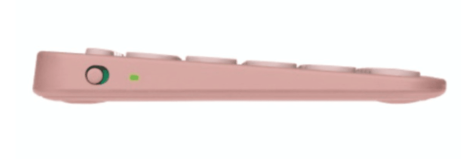 Teclado Logitech Pebble Keys 2 K380S - Inalambrico - Bluetooth - Silencioso - Teclas Especiales Y Personalizables - Compacto - Rosa miniatura 2