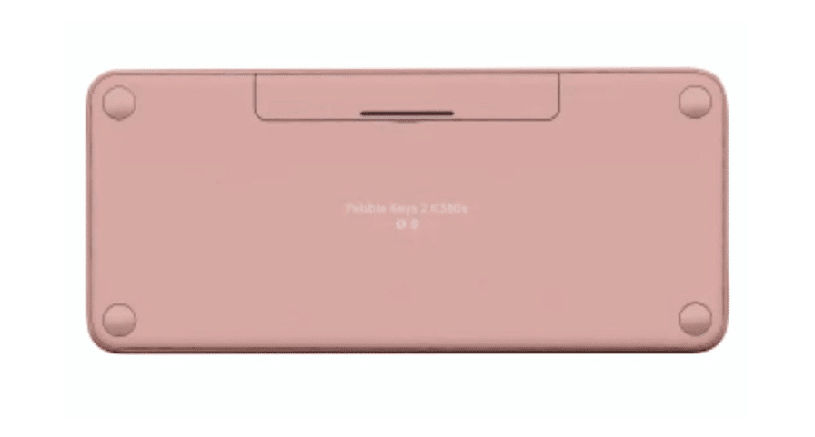 Teclado Logitech Pebble Keys 2 K380S - Inalambrico - Bluetooth - Silencioso - Teclas Especiales Y Personalizables - Compacto - Rosa miniatura 3