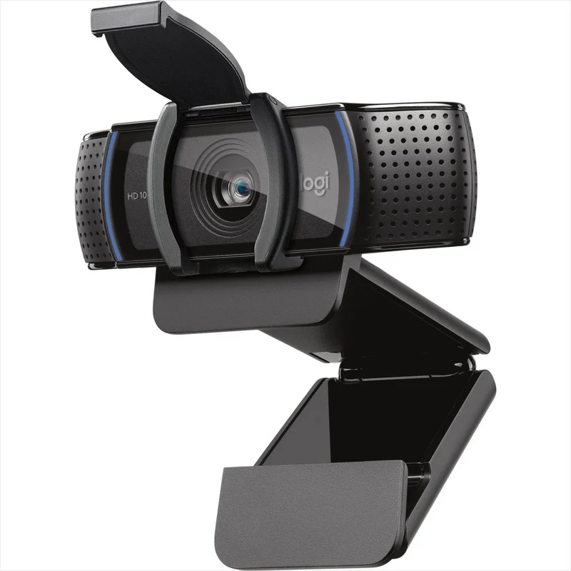 Camara Web Logitech C920 Pro - FHD 1080P - 3MP - Campo Visual 78° - Microfono Estereo - USB-A - Negra