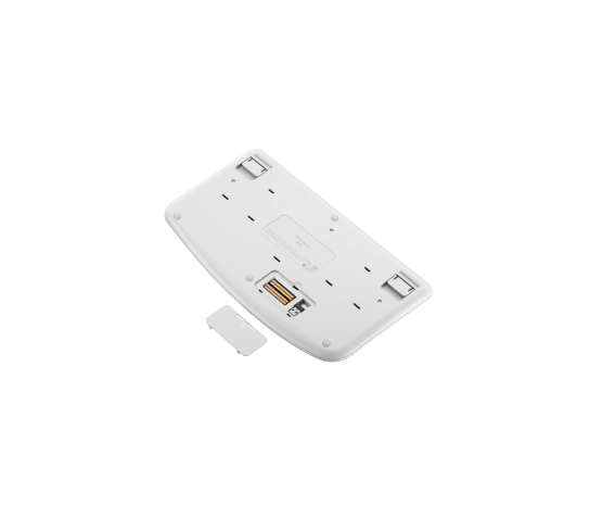 Teclado Logitech Wave - Ergonomico - Inalambrico - USB - Teclas Easy Switch - Blanco miniatura 2