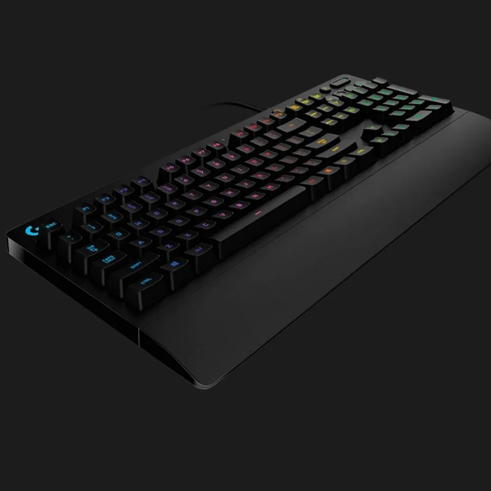 Teclado Gaming Logitech G213 Prodigy - Rgb Lightsync - Negro - USB - Alambrico - Resistente A Salpicaduras - Con Reposamanos miniatura 3