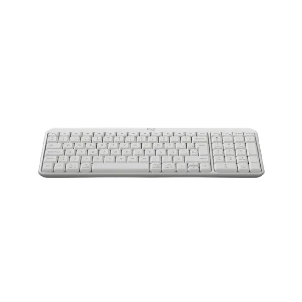 Teclado Logitech K250 - Inalambrico - Bluetooth - Compacto - Blanco miniatura 2