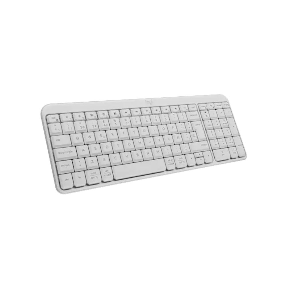 Teclado Logitech K250 - Inalambrico - Bluetooth - Compacto - Blanco miniatura 3