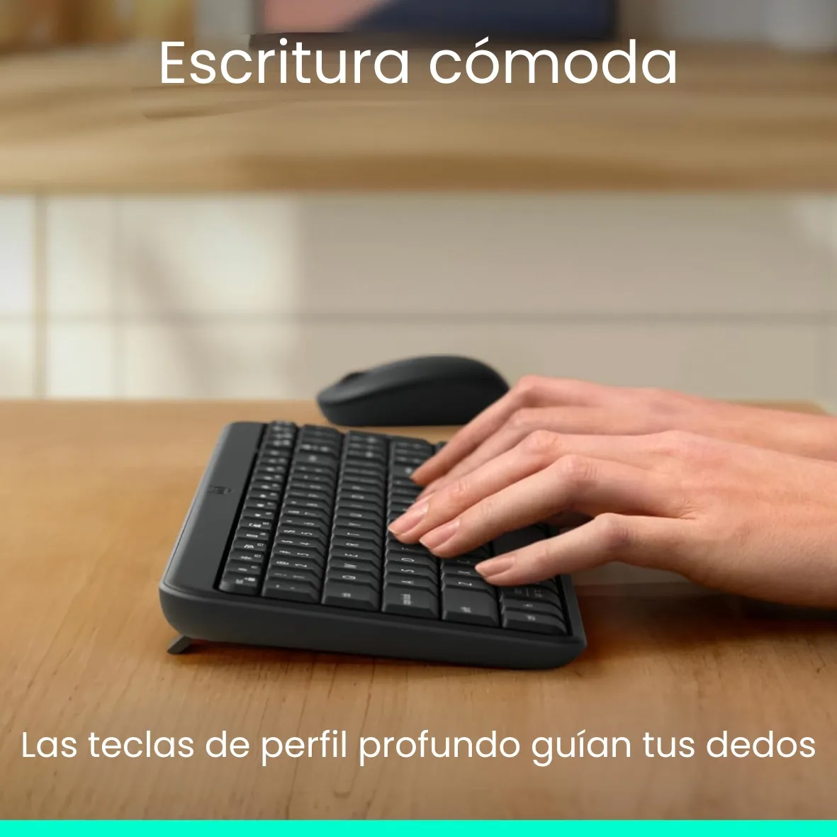 Teclado Logitech K250 - Inalambrico - Bluetooth - Compacto - Grafito miniatura 3