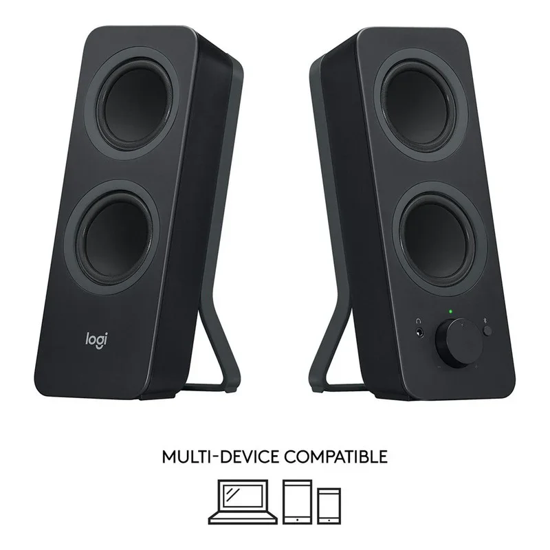 Parlantes Logitech Z207 - 10W - Bluetooth Multidispositivo - Negros - Entrada 3,5MM miniatura 5