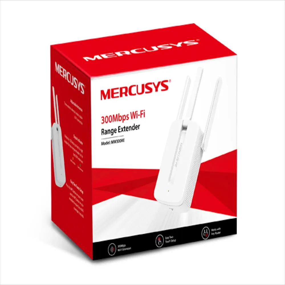 Extensor De Rango WIFI Mercusys - MW300RE - 300MBPS