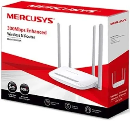 Router Mercusys MW325R - 300MBPS - 4 Antenas
