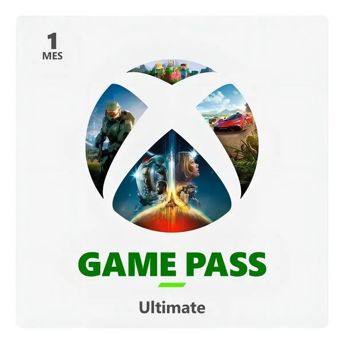 Pin Digital Xbox Game Pass Ultimate - 1 Mes - Mas De 100 Juegos - Multijugador En Linea Para Consola - Ea Play - Juegos En La Nube