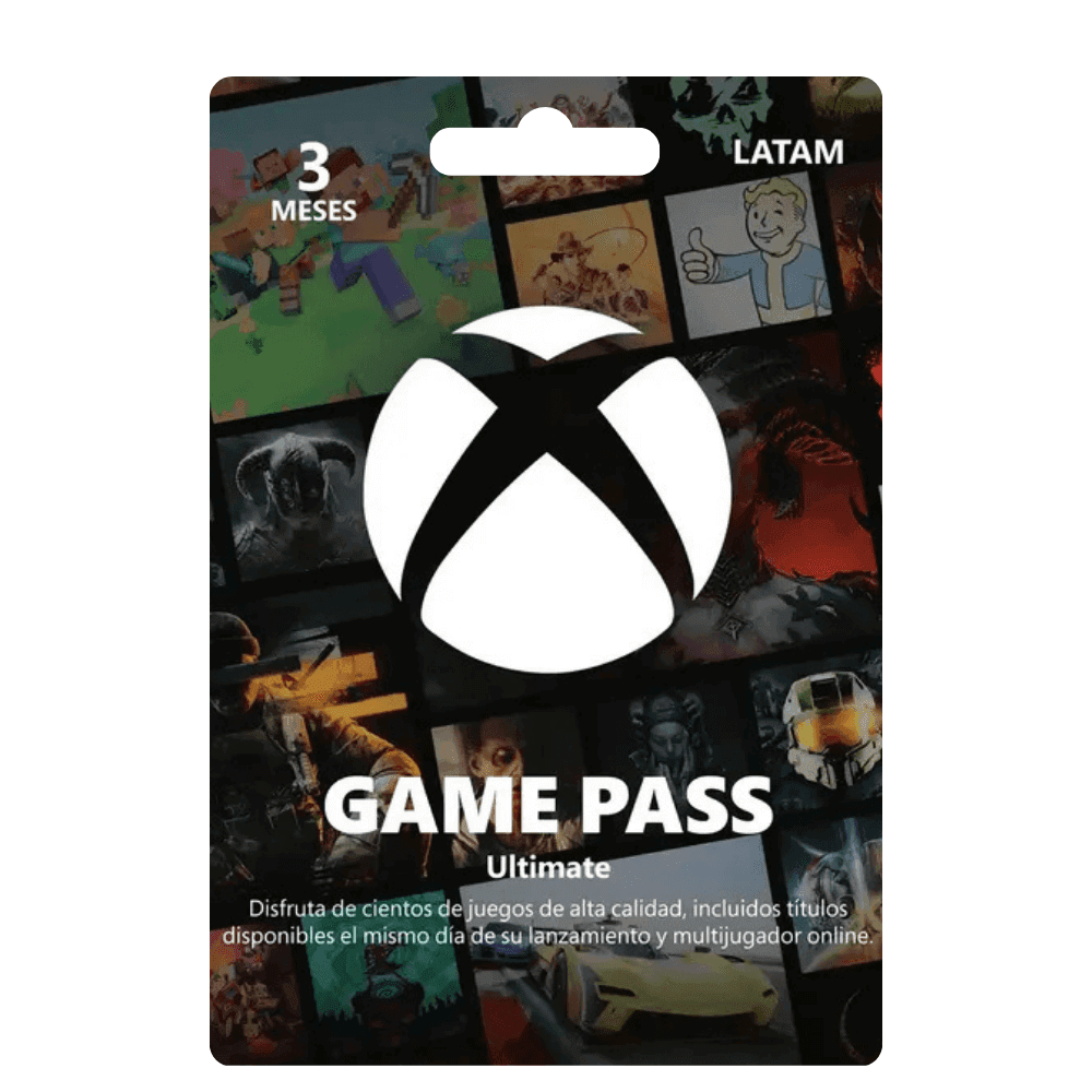 Pin Digital Xbox Game Pass Ultimate - 3 Meses - Mas De 100 Juegos - Multijugador En Linea Para Consola - Ea Play - Juegos En La Nube