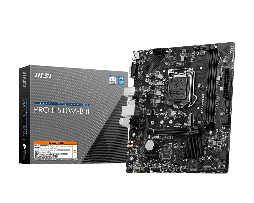 Intel Core I5 10400T - Caja ATX - Board MSI Pro H510M-B - 16GB DDR4 - 500GB SSD - No DVD - Linux + Monitor 23,8" .acer + Teclado Mouse miniatura 4